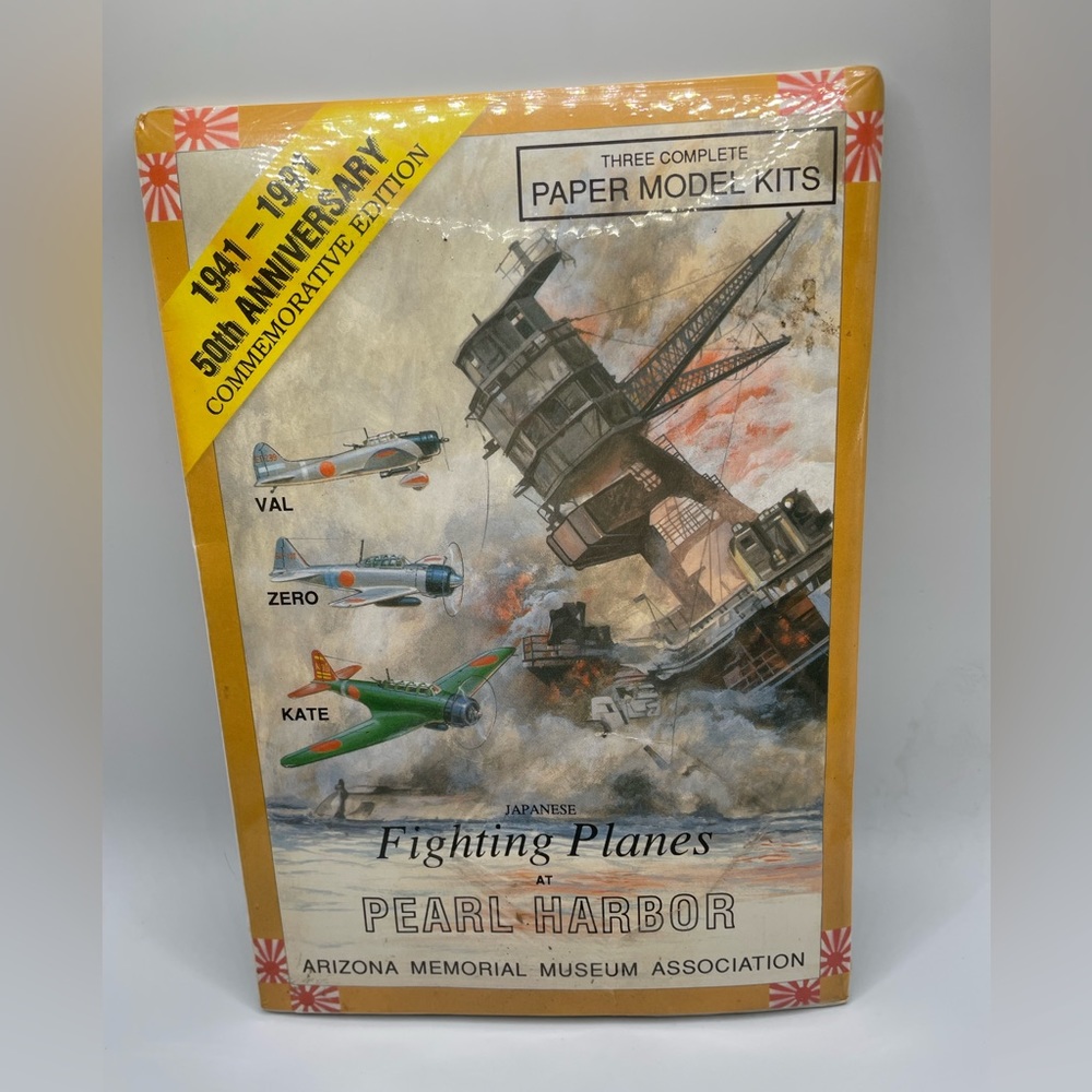 NIP 50th Anniversary Pearl Harbor Model airplane kits.Extremely collectible/rare